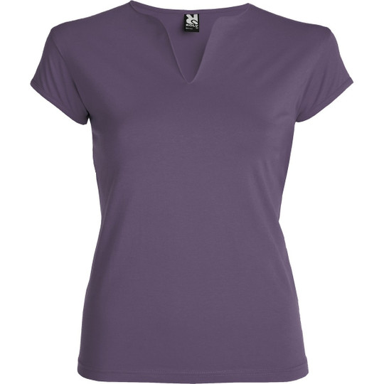 Roly CA6532 - Belice Tailliertes Kurzarm T-Shirt mit Rundhalsausschnitt