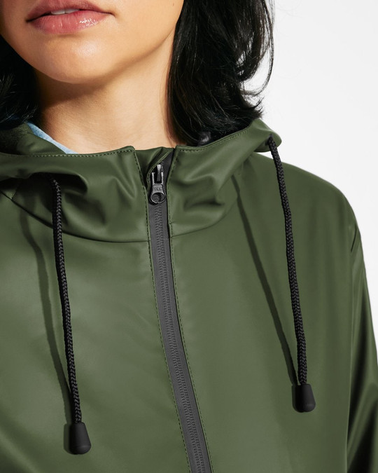 Roly CB5202 - SITKA WOMAN Waterdichte regenjas met vaste capuchon en klep