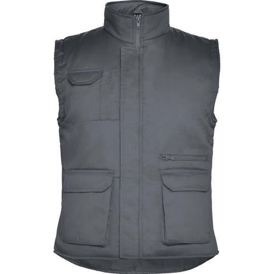 Roly CC5067 - ALMANZOR Veste de travail rembourrée multi-poches avec dos long