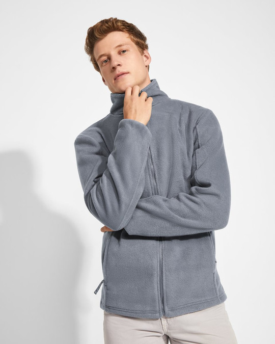 Roly CQ6412 - ARTIC Fleeced jacket with high lined collar and matching reinforced covered seams