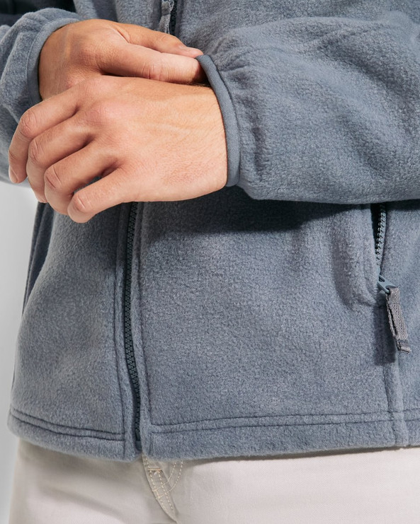 Roly CQ6412 - ARTIC Fleeced jacket with high lined collar and matching reinforced covered seams