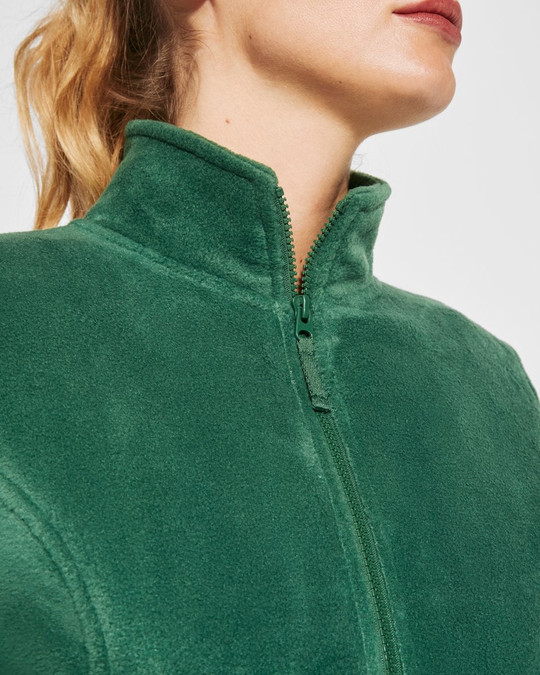 Roly CQ6413 - ARTIC WOMAN Fleeced jacket with high lined collar and matching reinforced covered seams