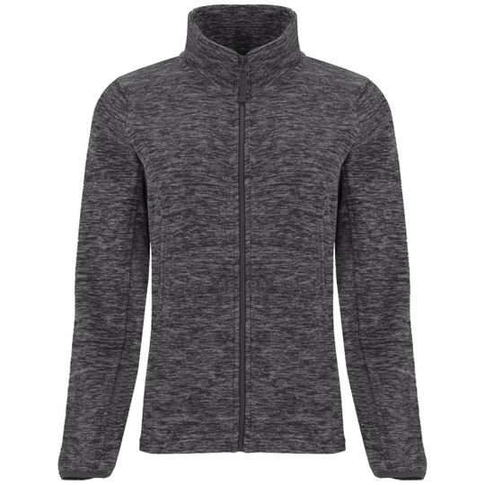 Roly CQ6413 - ARTIC WOMAN Taillierte Fleecejacke mit hohem Kragen und Nackenband Ton-in-Ton