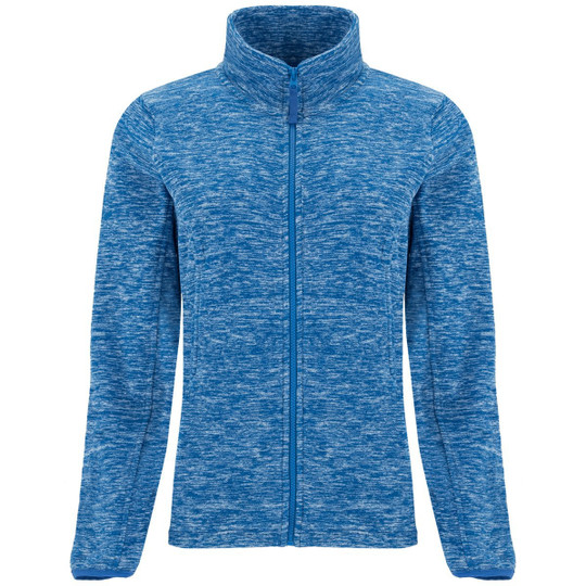 Roly CQ6413 - ARTIC WOMAN Taillierte Fleecejacke mit hohem Kragen und Nackenband Ton-in-Ton