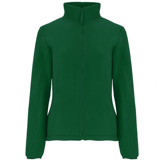Roly CQ6413 - ARTIC WOMAN Taillierte Fleecejacke mit hohem Kragen und Nackenband Ton-in-Ton