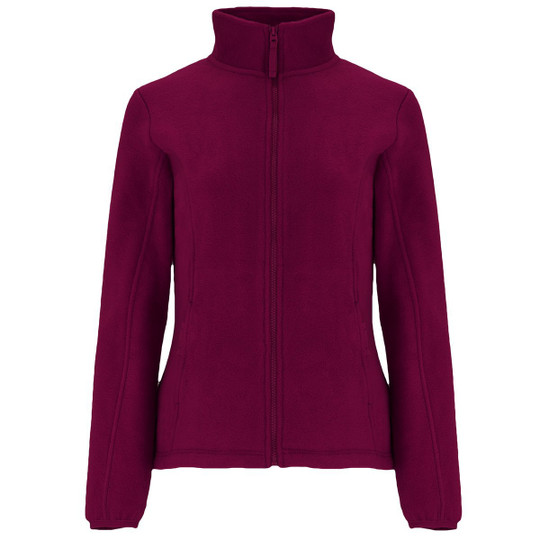 Roly CQ6413 - ARTIC WOMAN Taillierte Fleecejacke mit hohem Kragen und Nackenband Ton-in-Ton