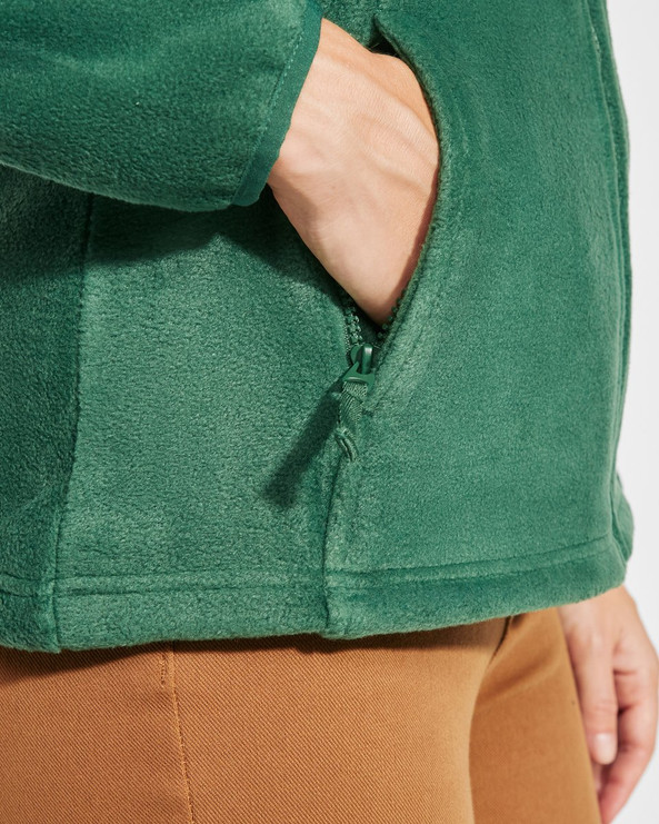 Roly CQ6413 - ARTIC WOMAN Fleeced jacket with high lined collar and matching reinforced covered seams