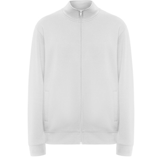 Roly CQ6439 - ULAN Unisex sweatshirt with front zip and high collar