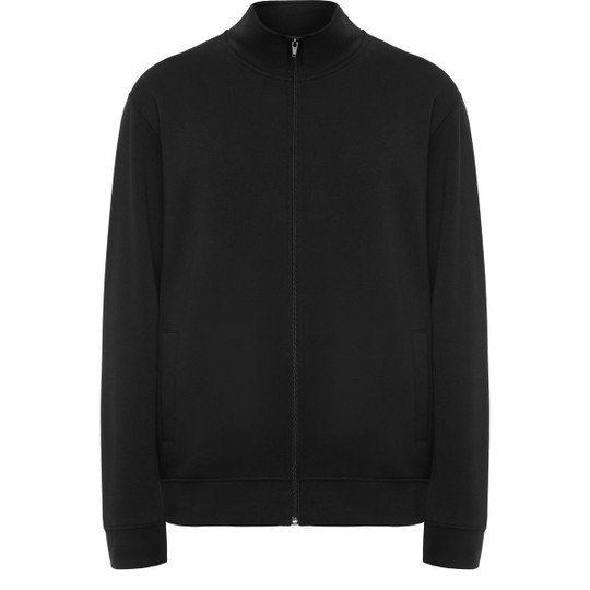 Roly CQ6439 - ULAN Unisex sweatshirt with front zip and high collar
