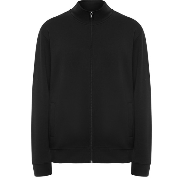 Roly CQ6439 - ULAN Unisex sweatshirt with front zip and high collar