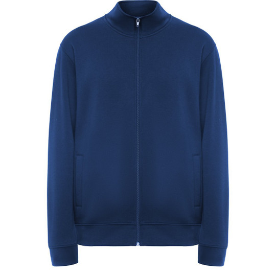 Roly CQ6439 - ULAN Unisex Sweatshirt mit Frontreißverschluss und hohem Kragen