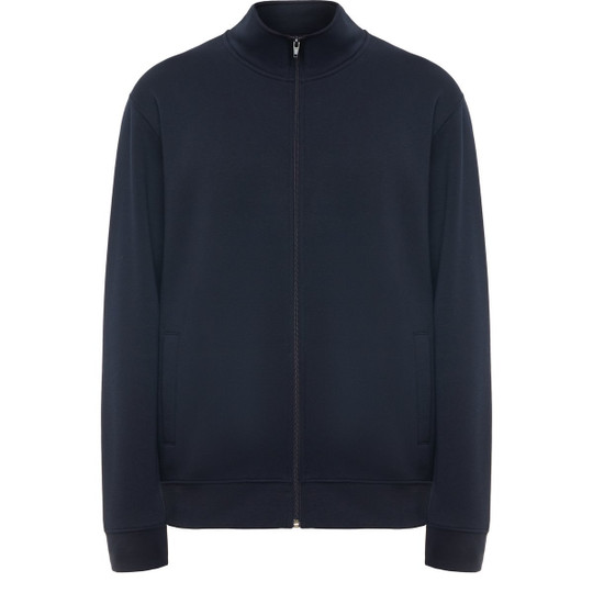 Roly CQ6439 - ULAN Unisex sweatshirt with front zip and high collar