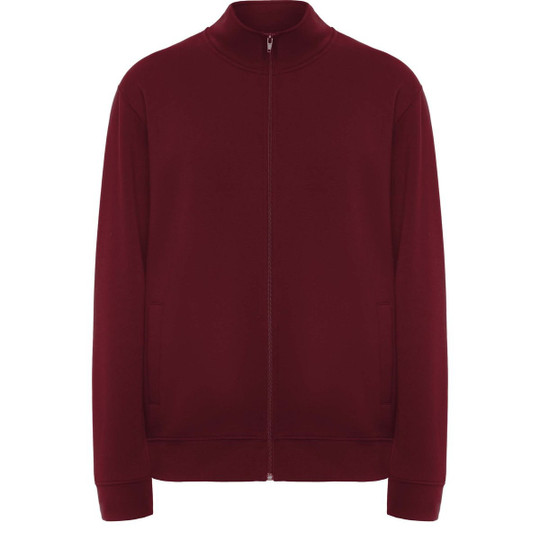 Roly CQ6439 - ULAN Unisex Sweatshirt mit Frontreißverschluss und hohem Kragen