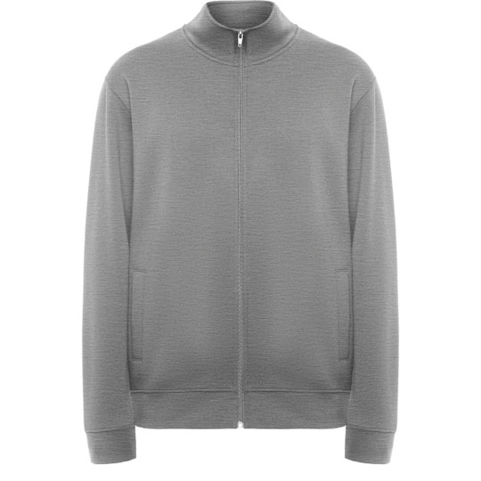 Roly CQ6439 - ULAN Unisex sweatshirt with front zip and high collar