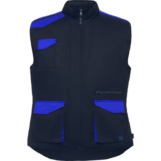 Roly CQ8414 - ARMADA Padded multi-pocket work vest with extended back