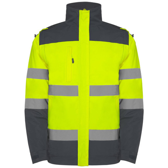 Roly HV9304 - EPSYLON Gesteppter Parka mit hoher Sichtbarkeit