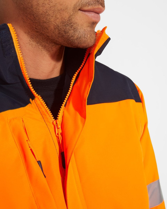 Roly HV9304 - EPSYLON Gesteppter Parka mit hoher Sichtbarkeit