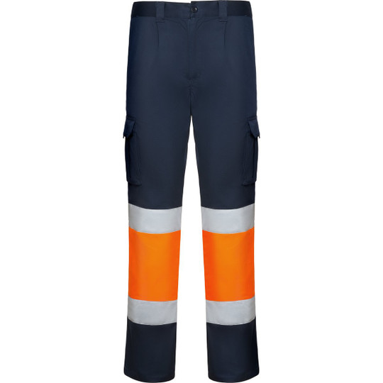 Roly HV9312 - DAILY STRETCH HV High-visibility two-tone multi-pocket long trousers