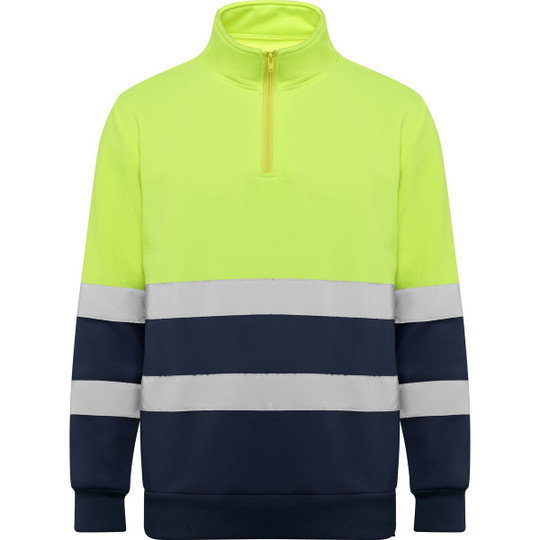 Roly HV9314 - SPICA Zeer goed zichtbaar sweatshirt met middenrits