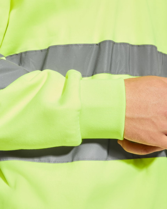 Roly HV9314 - SPICA High visibility mid-zip sweatshirt