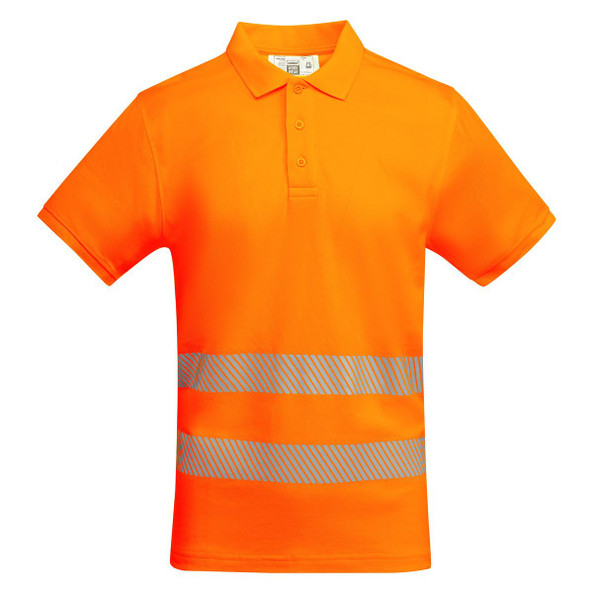 Roly HV9318 - ATRIO Breathable high-visibility short-sleeved polo shirt