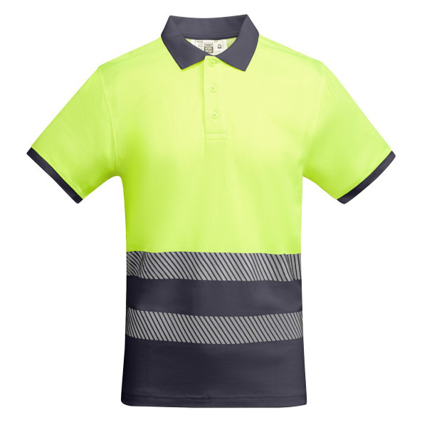 Roly HV9318 - ATRIO Breathable high-visibility short-sleeved polo shirt
