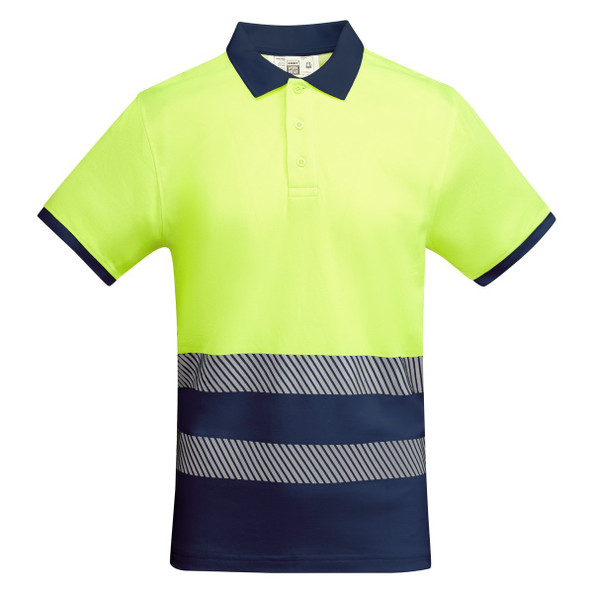 Roly HV9318 - ATRIO Ademend goed zichtbaar poloshirt met korte mouwen