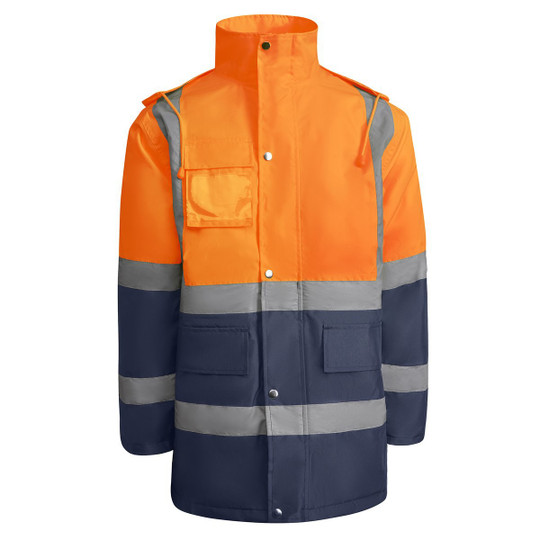 Roly HV9320 - MERAK High-visibility padded parka