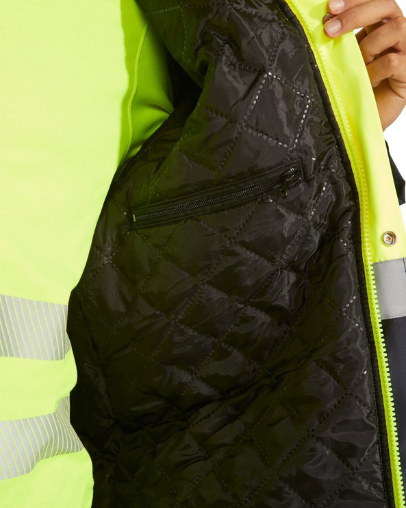 Roly HV9320 - MERAK High-visibility padded parka