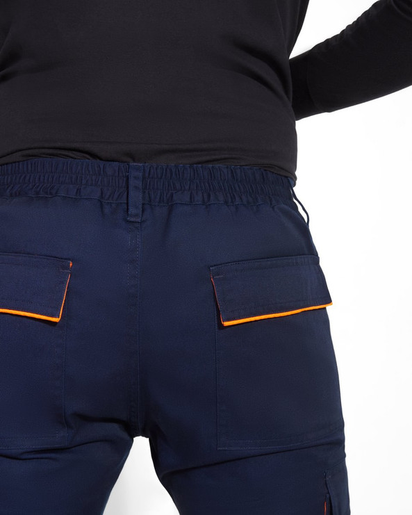 Roly HV9321 - ENIX High-visibility two-tone multi-pocket long trousers