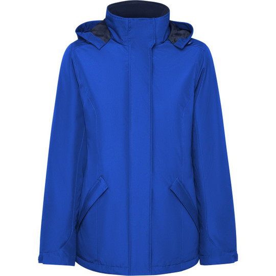 Roly PK5073 - AMERICA WOMAN Gepolsterte Parka-Jacke mit abnehmbarer Kapuze und elastischen Verschlüssen