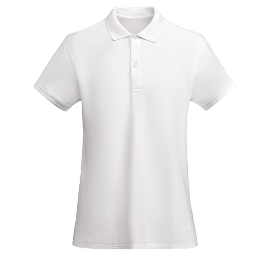 Roly PO6618 - PRINCE WOMAN Getailleerd poloshirt met korte mouwen van biologisch katoen met OCS-certificering
