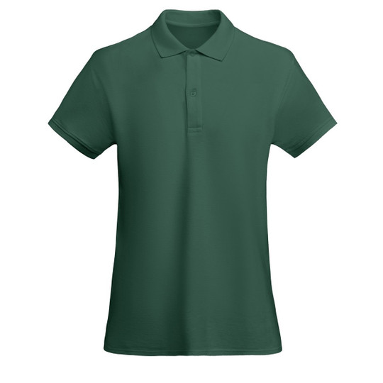 Roly PO6618 - PRINCE WOMAN Getailleerd poloshirt met korte mouwen van biologisch katoen met OCS-certificering