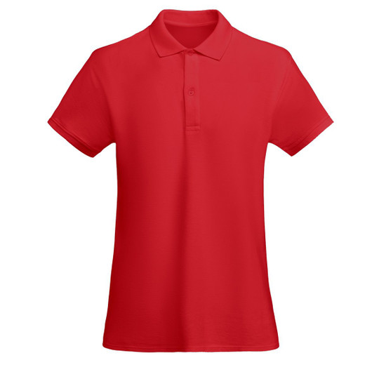 Roly PO6618 - PRINCE WOMAN Getailleerd poloshirt met korte mouwen van biologisch katoen met OCS-certificering