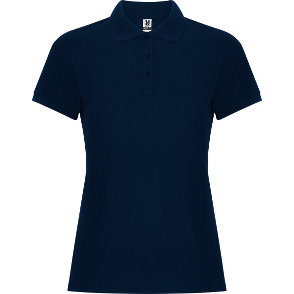 Roly PO6644 - PEGASO WOMAN PREMIUM Getailleerd poloshirt met korte mouwen van katoen met anti-pilling behandeling