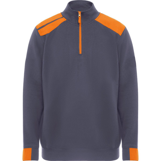 Roly SU8413 - MAVERICK Pullover mit halbem Reißverschluss