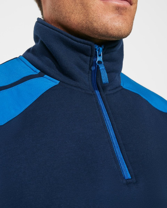 Roly SU8413 - MAVERICK Half-zip sweatshirt