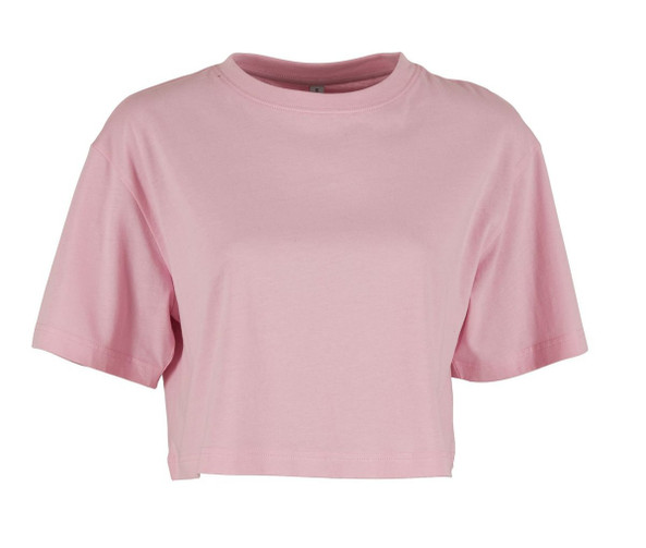 BUILD YOUR BRAND BY264 - LADIES SHORT OVERSIZED TEE