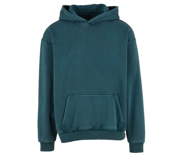 BUILD YOUR BRAND BY294 - STONEWASH HEAVY HOODIE