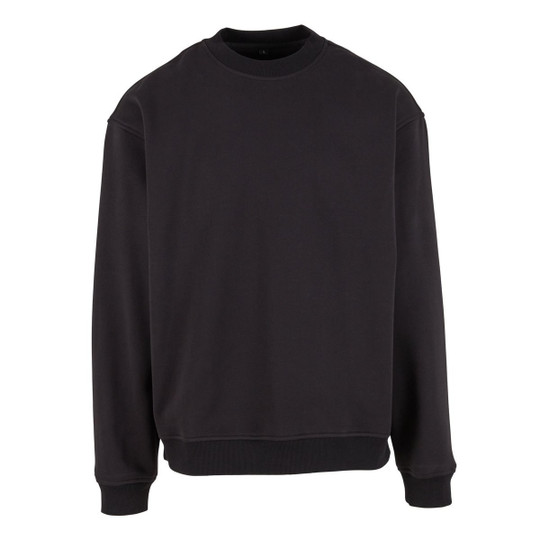 BUILD YOUR BRAND BY409 - Loose crew-neck sweatshirt