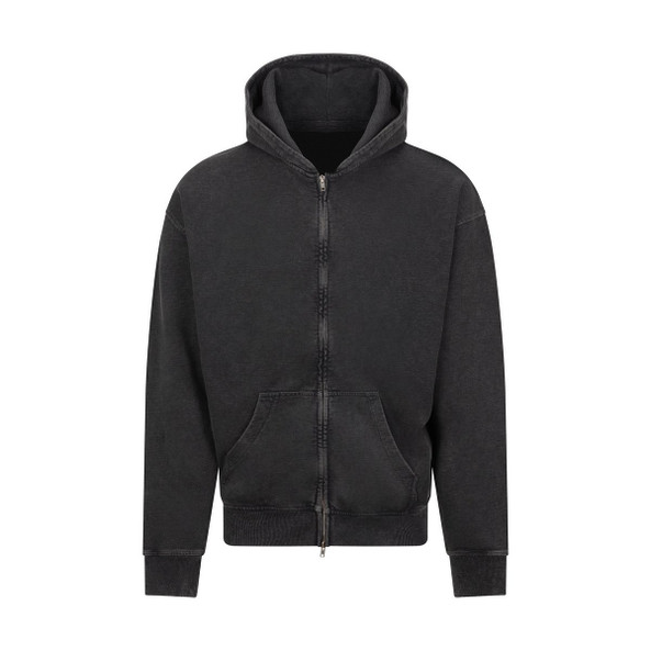 AWDIS JH185 - Washed effect zip hoodie