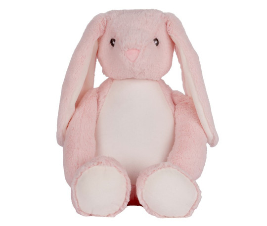 MUMBLES MM050 - Peluche lapin avec ouverture zippée