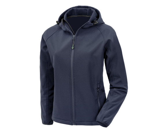 RESULT RS911F - RECYCLED 3-LAYER PRINTABLE HOODED SOFTSHELL