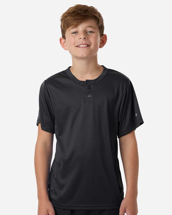 Alleson Athletic 2930 - Youth B-Core Placket Jersey