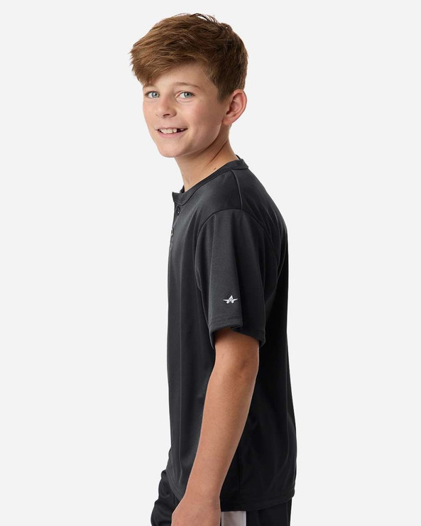 Alleson Athletic 2930 - Youth B-Core Placket Jersey