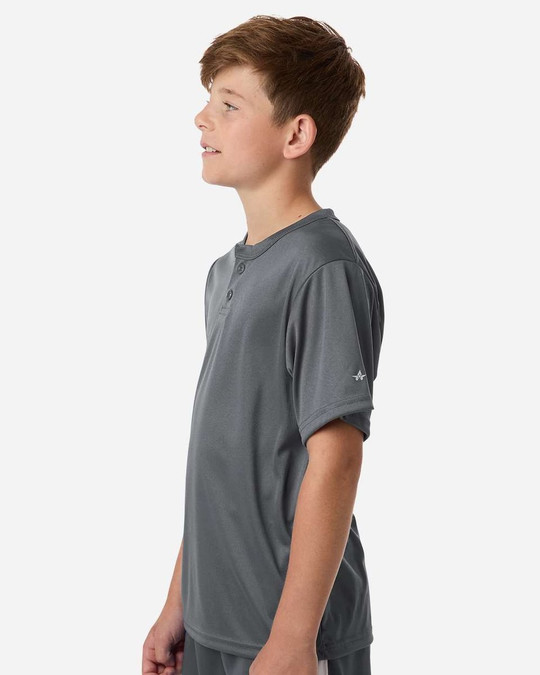 Alleson Athletic 2930 - Camiseta B-Core Placket Juvenil