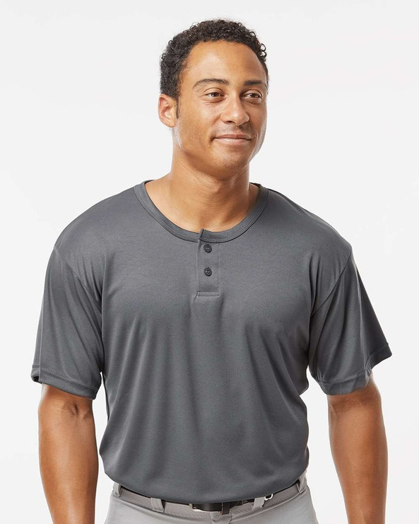 Alleson Athletic 7930 - Men's B-Core Placket Jersey