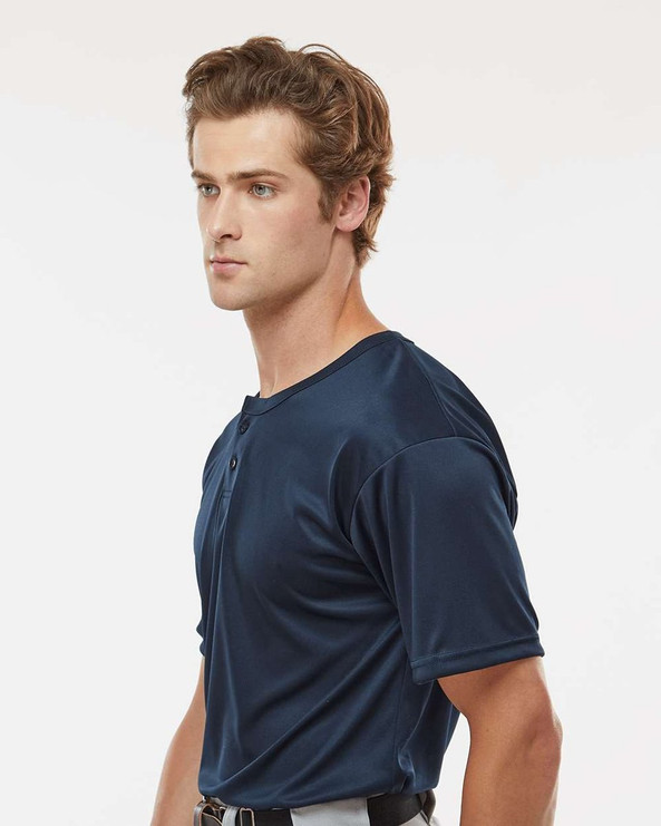 Alleson Athletic 7930 - Men's B-Core Placket Jersey