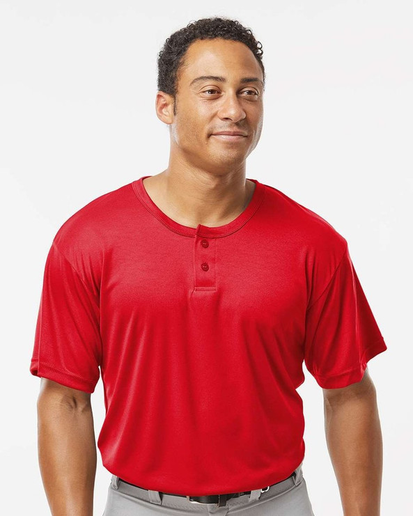 Alleson Athletic 7930 - Men's B-Core Placket Jersey