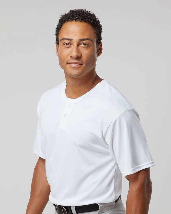 Alleson Athletic 7930 - Men's B-Core Placket Jersey